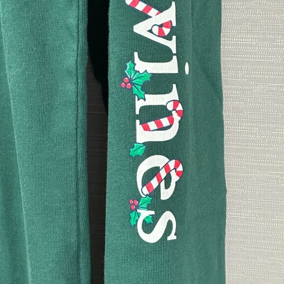Vineyard Vines Tee Shirt Mens Small Green Cotton Long Sleeve Candy Cane Logo - Picture 6 of 11